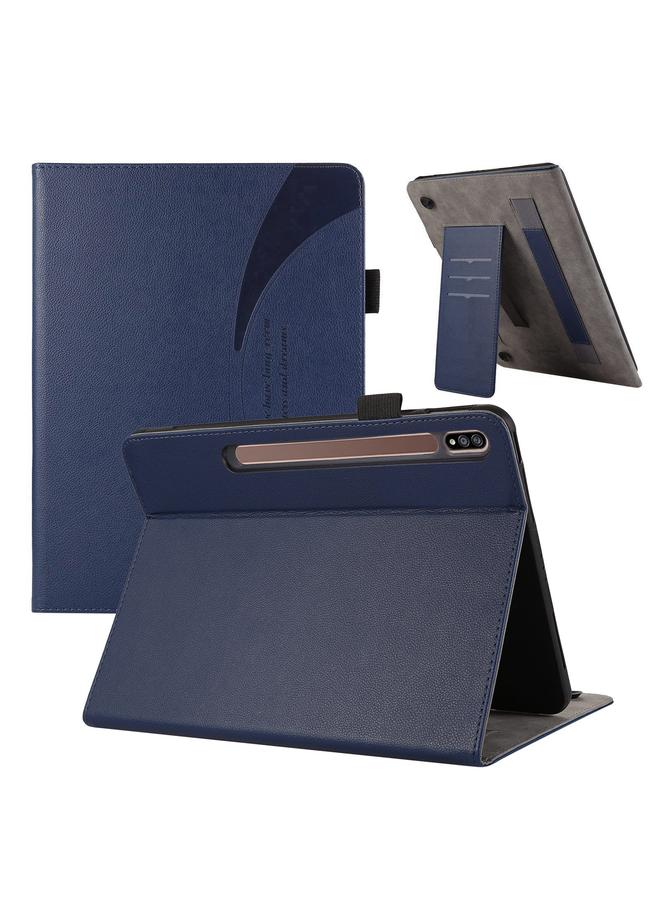 S-TOP Case For Samsung Galaxy Tab S7 Lite / S7+ Litchi Texture Leather Sucker Tablet Case - Image 1