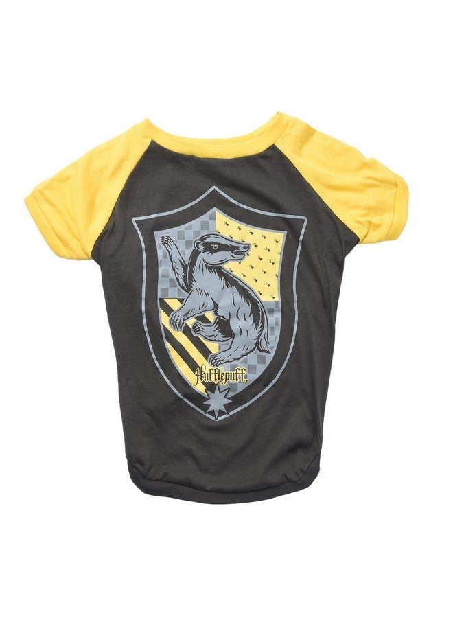 هاري بوتر تيشيرت هاري بوتر هافلباف للحيوانات الأليفة، مقاس كبير جدًا | تيشيرت للكلاب مقاس XL، تيشيرت هاري بوتر للكلاب | ملابس وإكسسوارات هاري بوتر للكلاب لمنازل هوجورتس، هافلباف، FF19290 - Image 1