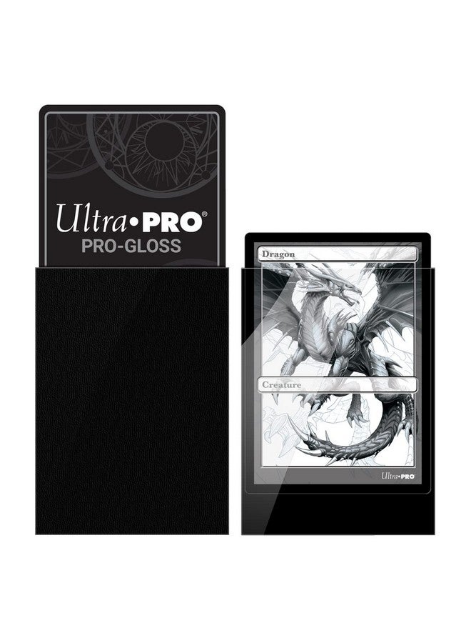 Ultra Pro أكمام حماية سطح السفينة Ultra Pro لحجم البطاقات القياسي | أسود | 100-عدد - Image 5