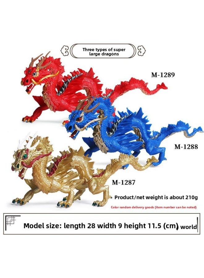 Cross-border Children's Simulation Myth Animal Warcraft Solid Dinosaur Model Night Hunting Dragon Octopus Monster Ice Dragon Sea Dragon Toy