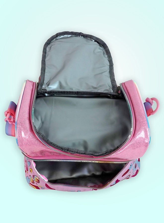 LITTLE SURPRISE BOX Little Surpise Box,Shiny Meow Cat Theme Double Compartment Insulated Lunch Bag For Kids - Image 5