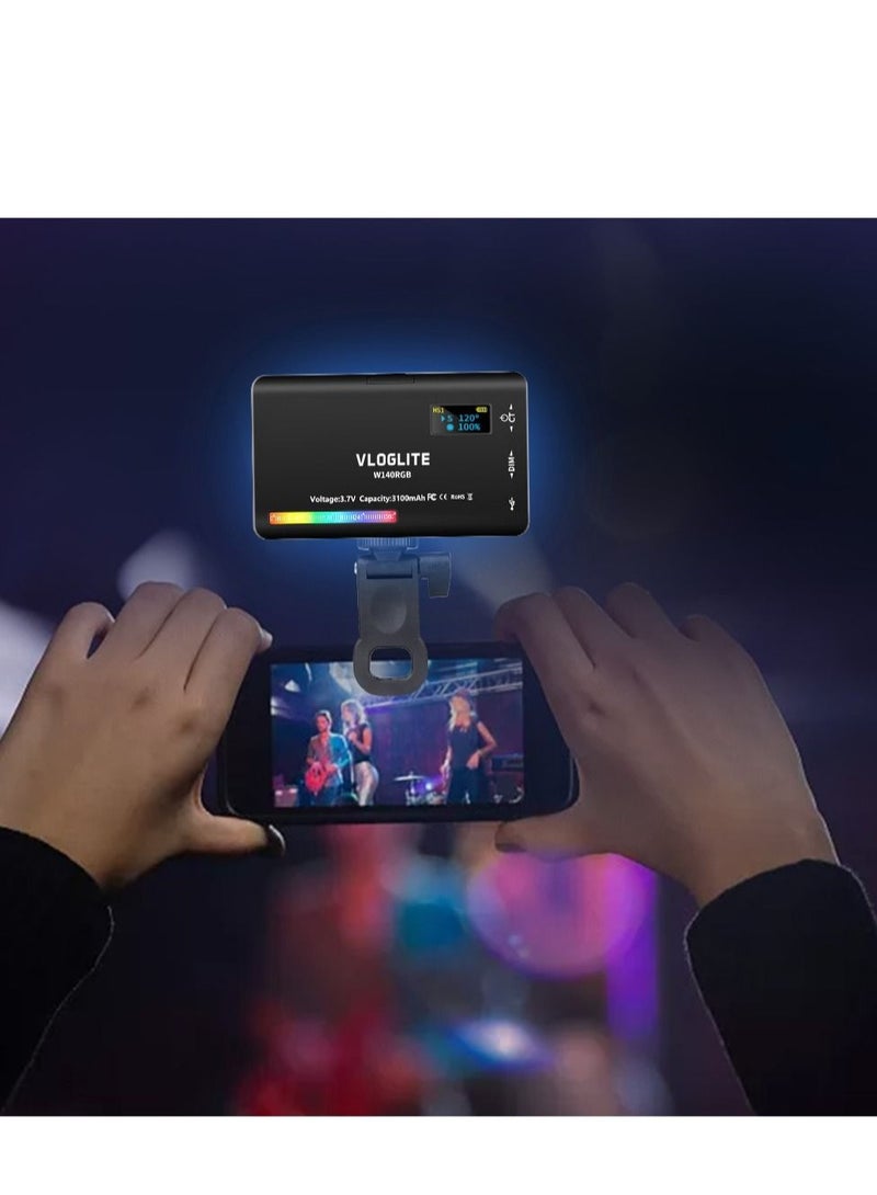 كابتن تيك 3000mAh Video Conference Lighting, Soft Light for Conferencing, Zoom Laptop with Clip, Stepless Dimming Computer Meetings, Webcam - Image 5