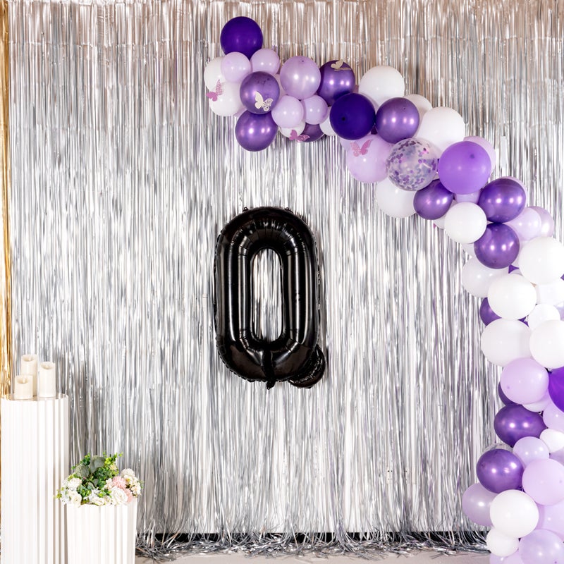 Restaurantware-Balloonify 40 Inch Letter Balloon, 1 Large Alphabet Party Balloon - Letter Q, Self-Sealing, Black Foil Mylar Balloon, Hanging Loop, Decoration For Birthday, Wedding, Or Graduation - Image 4