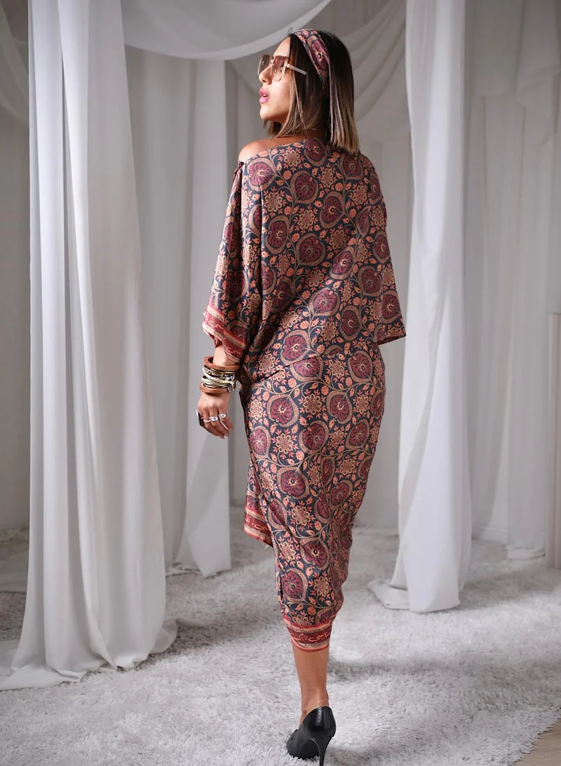 ECSTACY Drape skirt set