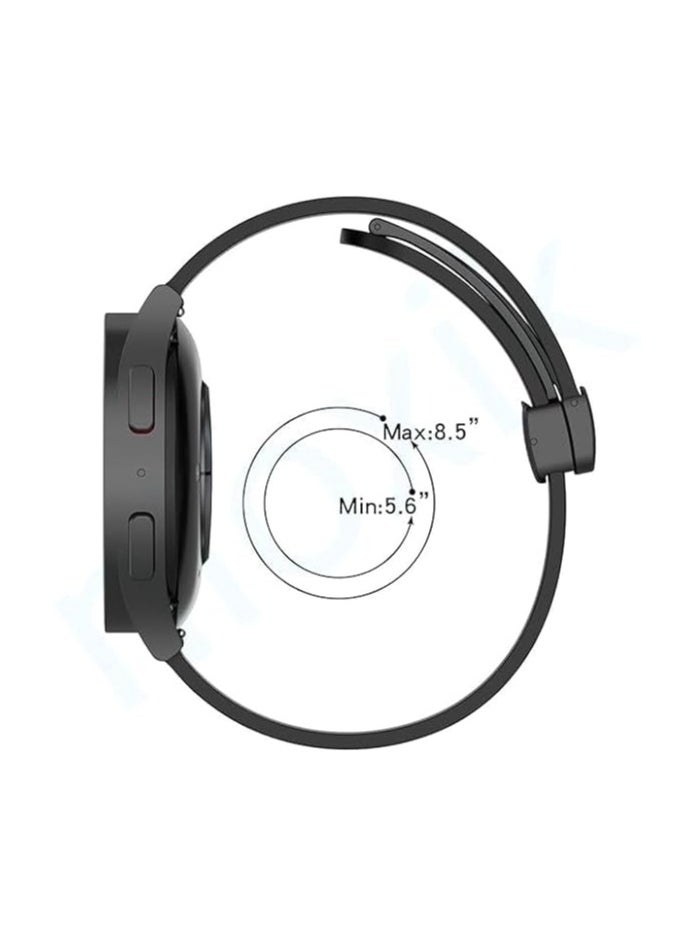 ELTRAZONE Watch Strap Silicone Belt Magnetic Clasp Boat Wave Call Pulse Smart Watch Strap Compatible - Image 4