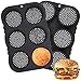 JOUTYFOR 2 Pcs Hamburger Bun Pan 4 Inch Silicone Hamburger Bun Mold 6 Cup Big Baking Pan for Homemade Buns Dishwasher Safe - Image 2