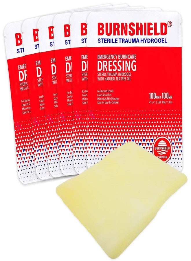 Burnshield 4" X 4" Burn Dressing, Sterile - 6 Count - Image 1