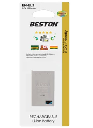 Beston EN-EL5 Rechargeable Li-Ion Battery for Nikon - pzsku/Z800647DCEF5F8A876321Z/45/_/1726046121/eaf12f9f-2ff8-4248-b6da-da26b07265ea