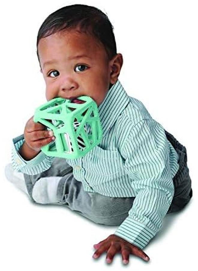 Chew Cube Easy Grip Teether Rattle Mint - pzsku/Z800652471D665A3BC120Z/45/_/1720582159/0b5bf207-666e-41f0-a4ce-df57748a3b29