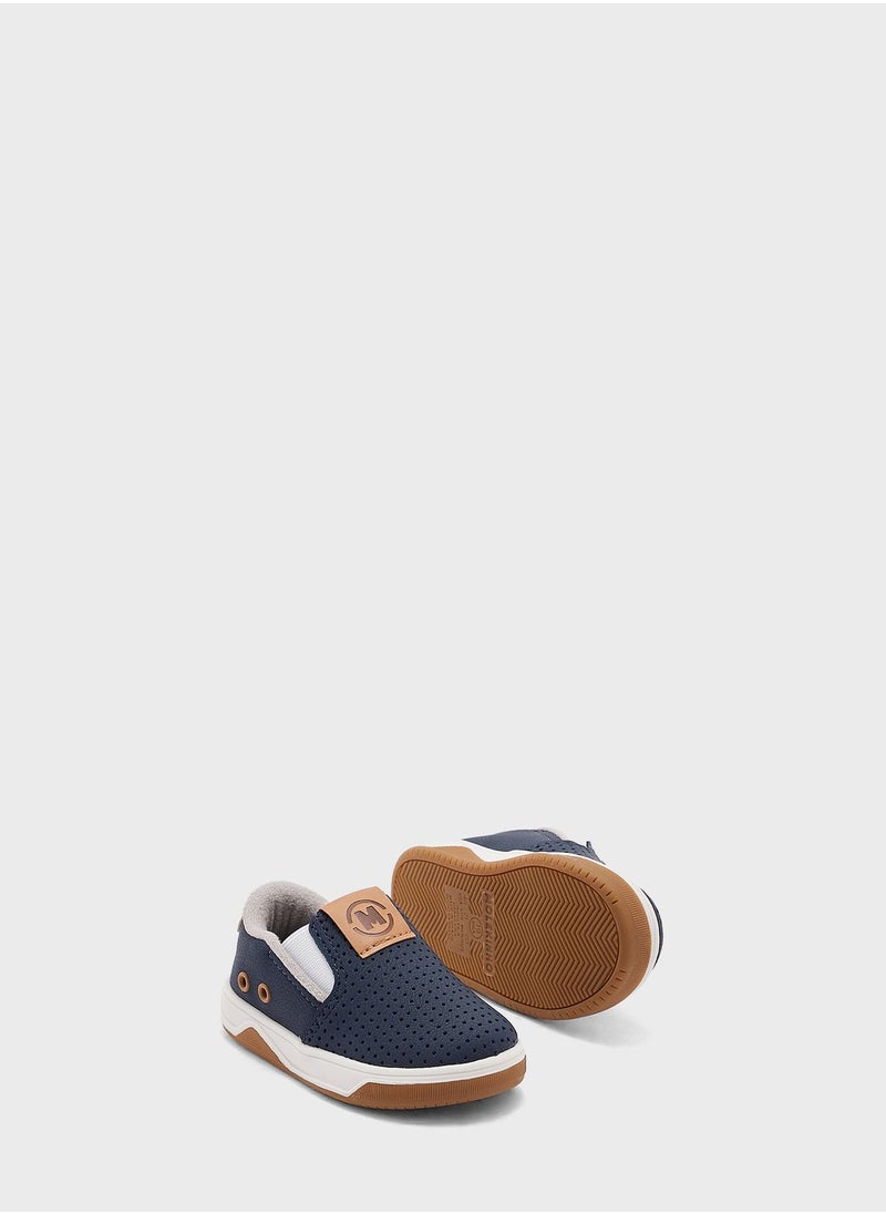 MOLEKINHO - Infant Harshad Slip On Sneakers - Image 1