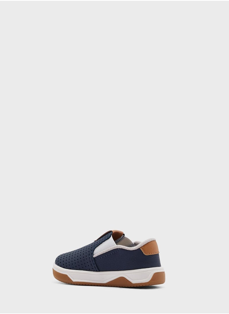 MOLEKINHO - Infant Harshad Slip On Sneakers - Image 1