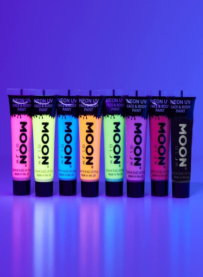 Moon Glow - 0.42oz Blacklight Neon UV Face & Body Paint - Intense Purple - Image 4