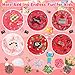 LAWOHO 6 Packs Learning Slime Kit Red Slime Gifts for Kids Cloud Butter Clear Slime Textures Birthday Party Favors Goodie Bags Stuffer Anxiety Stress Relief Toys - Image 4