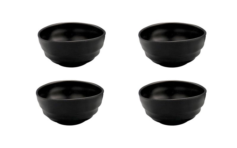 ZIDO 4 Pcs. Melamine Serving Bowl for Vegetable, Snacks, Salad, Soup, Ice Cream, Gravies, Maggi, Pasta, Dry Fruits, Dessert etc - Image 1