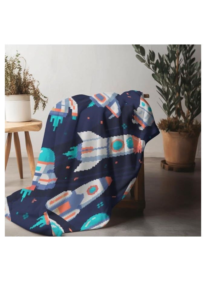 general Children's or student cartoon flannel thin blanket (warm and comfortable, suitable for sleep, games) 100cm*150cm - Image 1