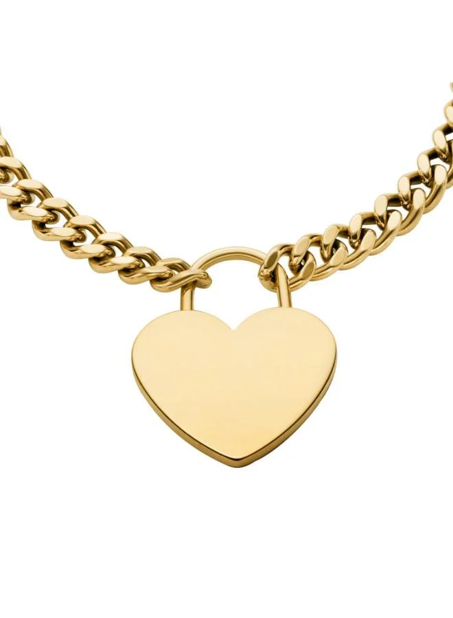 FOSSIL  JF04959710 Base Metal Jewelry with Cubic Zirconia for Women | Best Price UAE