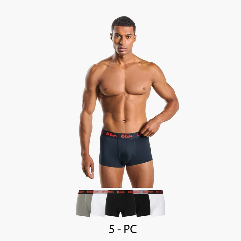 لي كوبر Set of 5 - Lee Cooper Trunk Briefs with Elasticated Waistband