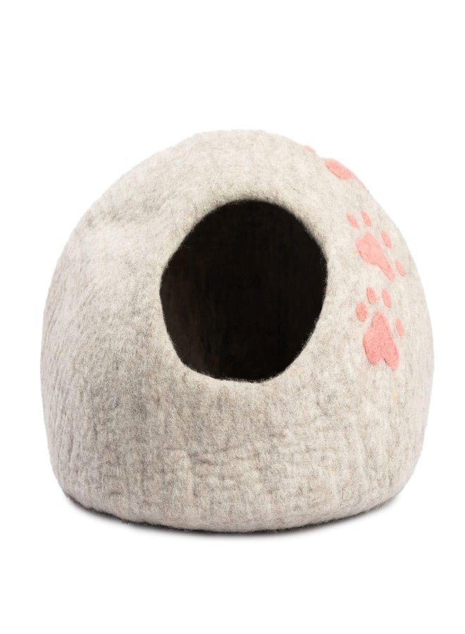Woolygon Luxurious Eco-Friendly Merino Wool Cat Cave Bed - Foldable Hideaway Pod for Indoor Cats - Premium Felt Kitten Beds - Covered Cat House for Ultimate Cozy Comfort - Image 3