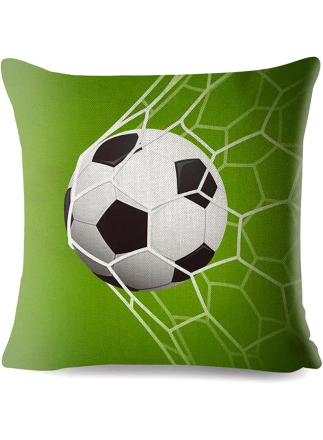 GOGO Home Brand Football Player Scores Goal Pillow