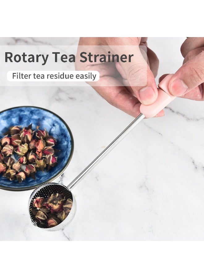 Brew Twisting Ball Tea Infuser - Fine Mesh, Stainless Steel| Loose Leaf Tea Infuser, Reusable Strainer, Easy-Open Twist Design, Fits Different Sized Mugs, Dishwasher Safe - Image 2