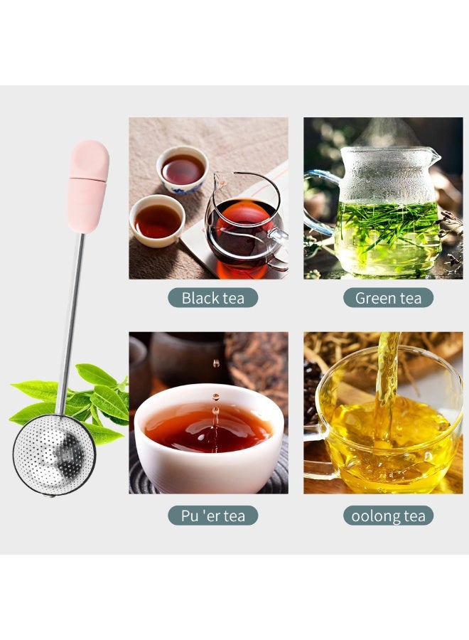 Brew Twisting Ball Tea Infuser - Fine Mesh, Stainless Steel| Loose Leaf Tea Infuser, Reusable Strainer, Easy-Open Twist Design, Fits Different Sized Mugs, Dishwasher Safe - Image 3