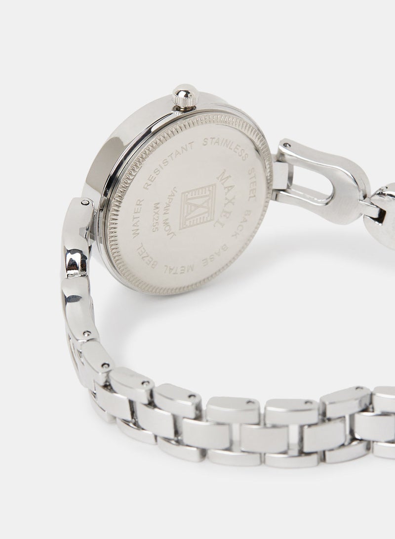 Maxel Classic Quartz Ladies Analog Wrist Watch MX178 - 28mm - Image 4
