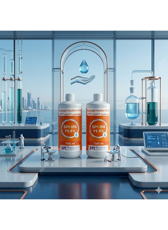 SPI-IPA 99.9% Isopropyl Alcohol Solution (1000 ml) (2*1) - Image 5