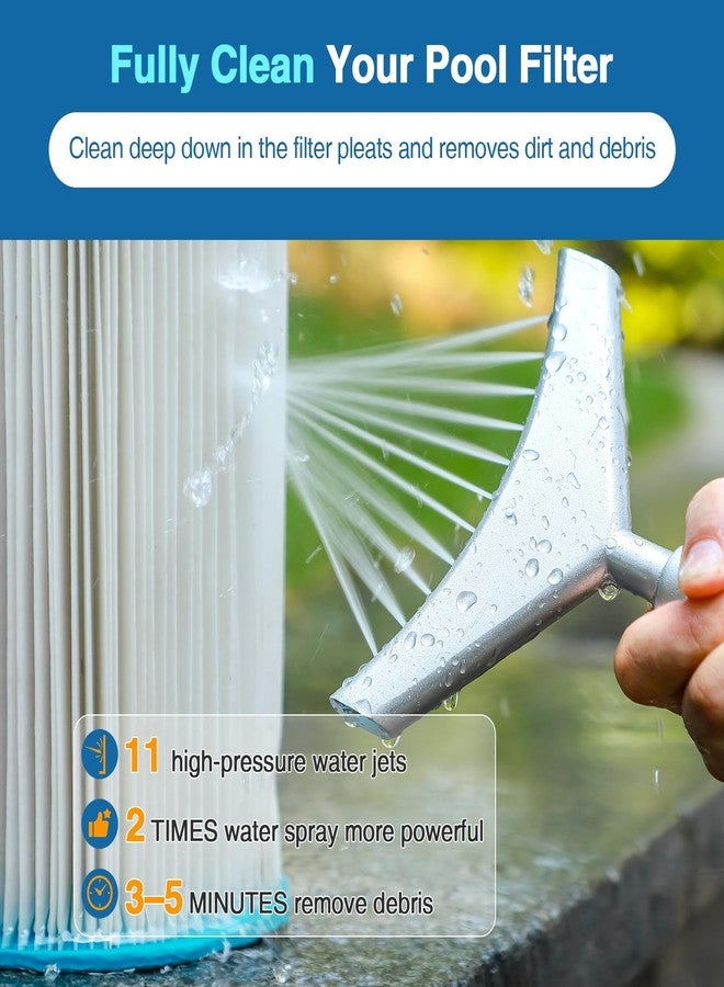 LAMTOP Premium Pool & Spa Filter Cartridge Cleaner, Removes Debris & Dirt from Pool Filters in Seconds, Heavy Duty & Durable Pool Cartridge Filter Cleaner, for a Clean Flow of Water Today - Image 2