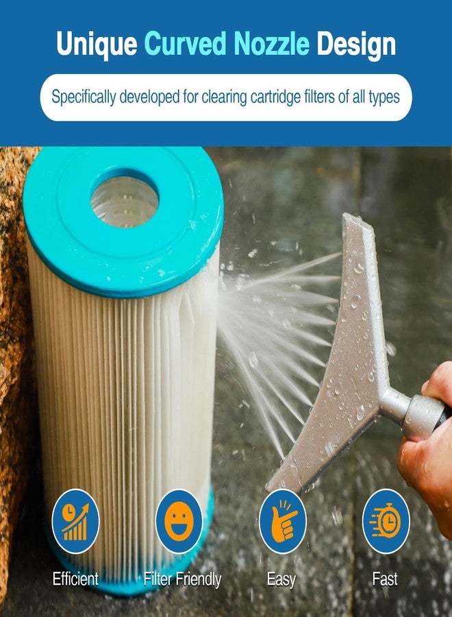 LAMTOP Premium Pool & Spa Filter Cartridge Cleaner, Removes Debris & Dirt from Pool Filters in Seconds, Heavy Duty & Durable Pool Cartridge Filter Cleaner, for a Clean Flow of Water Today - Image 3