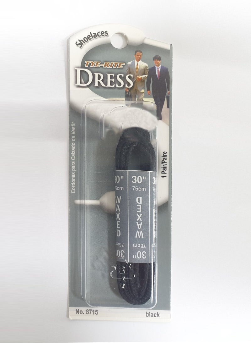 Shoe String King Dress Shoe Laces 76 CM Waxed