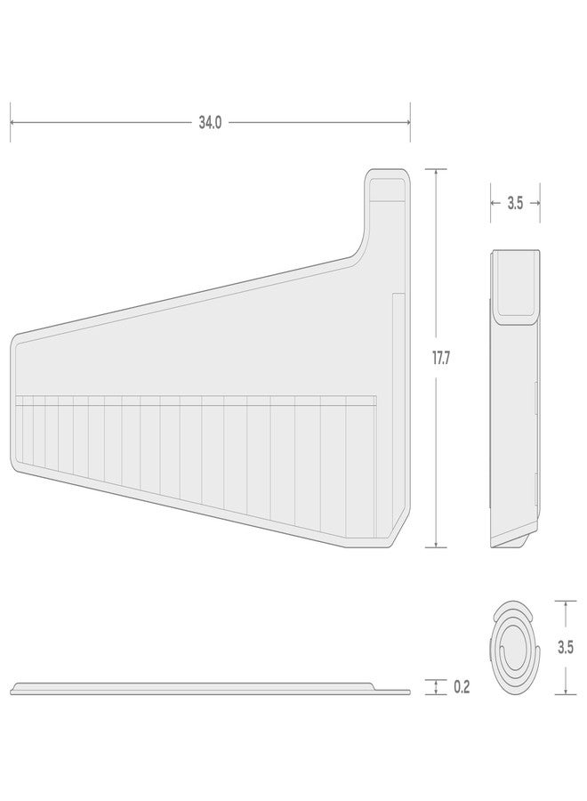 TEKTON 19-Tool Combination Wrench Pouch (6-24 mm) | OTP21203 | Made in USA - Image 5