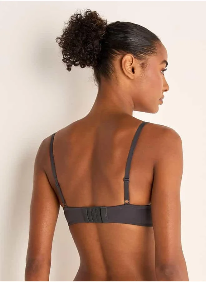 Splash FAV Set of 2 - Solid Non Wired Classic Bra with Hook and Eye Closure