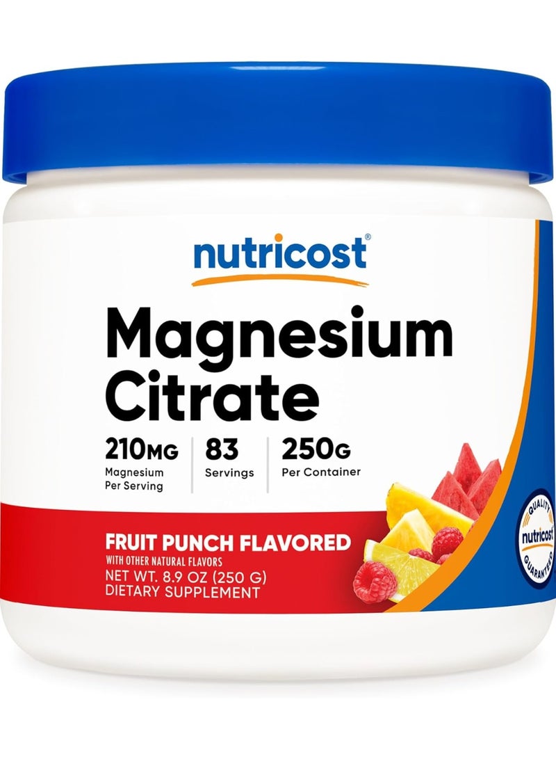 سترات المغنيسيوم ، بنكهة الفواكه ، 8،9 أونصة (250 جم) - Image 2