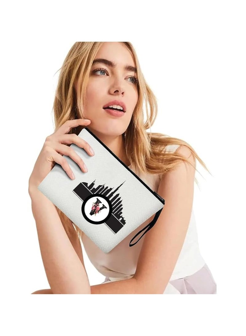 أفق دبي مع حقيبة مستحضرات التجميل الأولية ذات الحروف الأولى - حقيبة مكياج ذات الحروف الأولى - حقيبة مكياج أفق دبي - حقيبة مستحضرات التجميل للمسافرين - Image 3