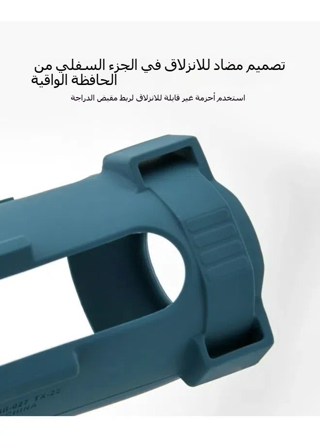 General Suitable for JBL Flip6 speaker silicone protective cover portable single shoulder strap audio soft shell cover  - Image 3