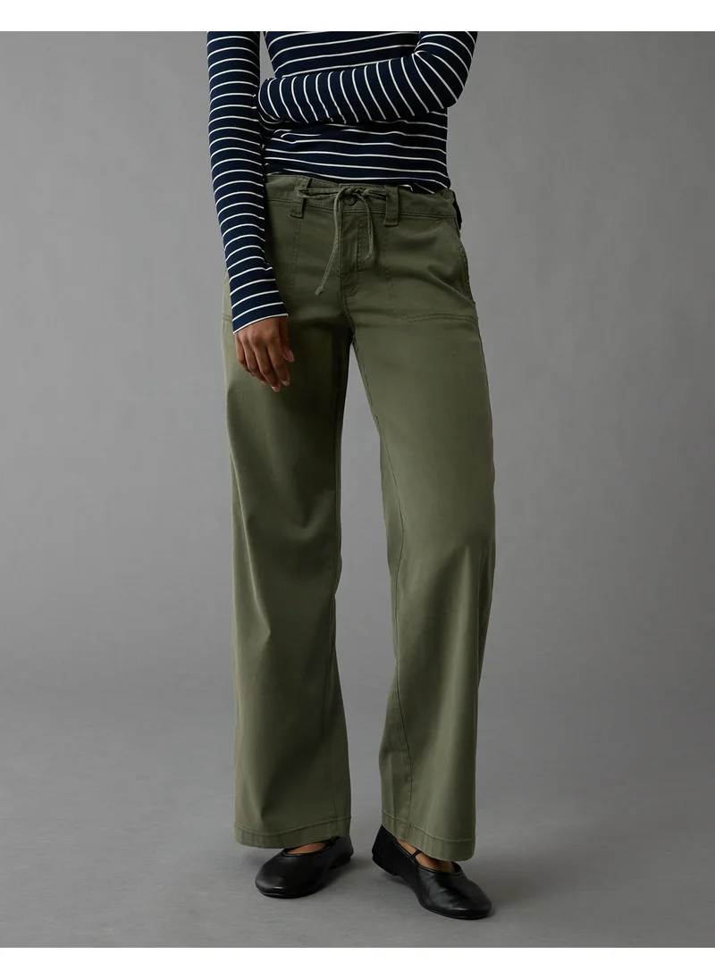 امريكان ايجل AE Stretch Low-Rise Baggy Wide-Leg Pant