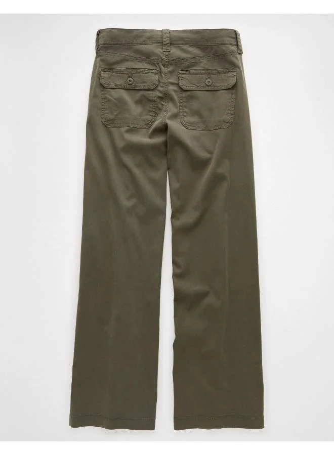 American Eagle AE Stretch Low-Rise Baggy Wide-Leg Pant