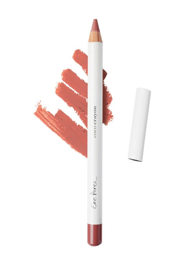 Ere Perez - Natural Coco Crayon Hydrating Lip Color | Baobab + Coconut Oil, Silica, Vitamin E | Protect, Nourish, Repair | Vegan, Cruelty-Free, Clean Beauty (Grace, 0.01 oz | 3 g) - Image 1