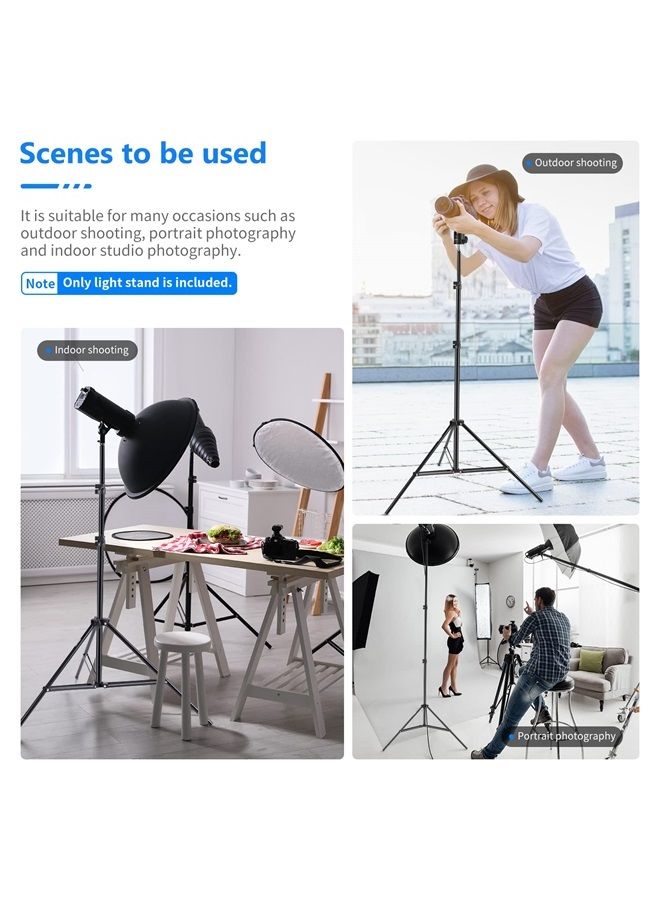 Neewer 75"/6 Feet/190CM Photography Light Stands for Relfectors, Softboxes, Lights, Umbrellas, Backgrounds - Image 2