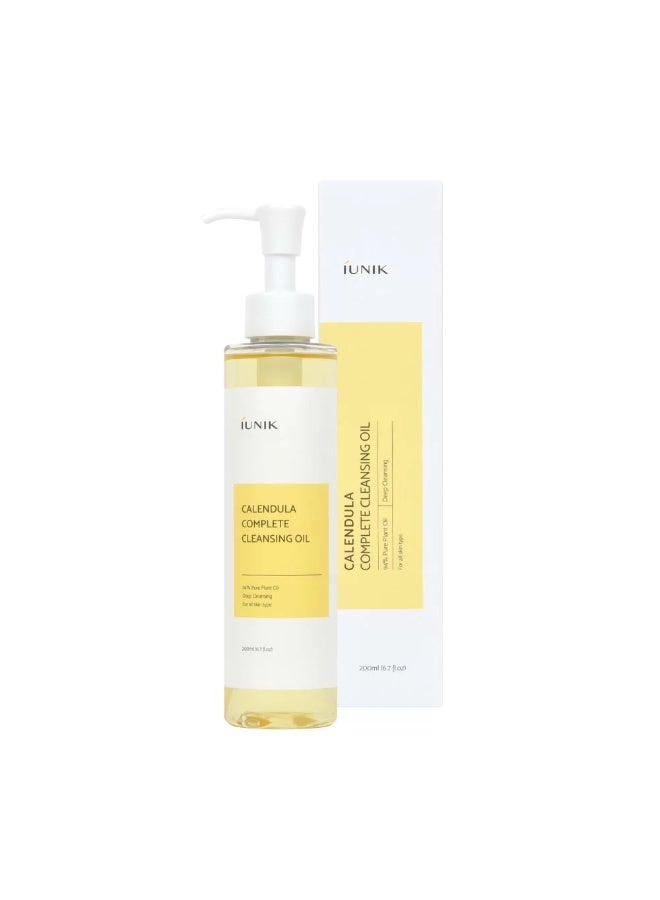 iUNIK Calendula Complete Cleansing Oil 200ml - Image 1