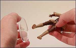 Protech AFS1C Clear Action Figure Stands for Modern 1995 Present 375 Star Wars Figures 2 Wide 332 Peg 100Pack - Image 2