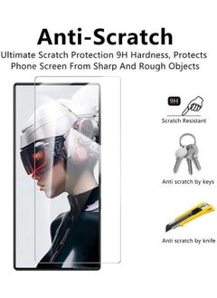 General Tempered Glass Compatible with Red Magic 9 Pro/9 Pro Plus Screen Protector, [2 Pack] Premium Quality Guard Film, Case Friendly, Shatterproof, Shockproof, Scratchproof Oilproof  - Image 2