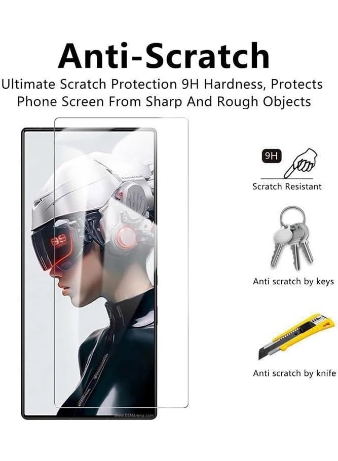 General Tempered Glass Compatible with Red Magic 9 Pro/9 Pro Plus Screen Protector, [2 Pack] Premium Quality Guard Film, Case Friendly, Shatterproof, Shockproof, Scratchproof Oilproof  - Image 2