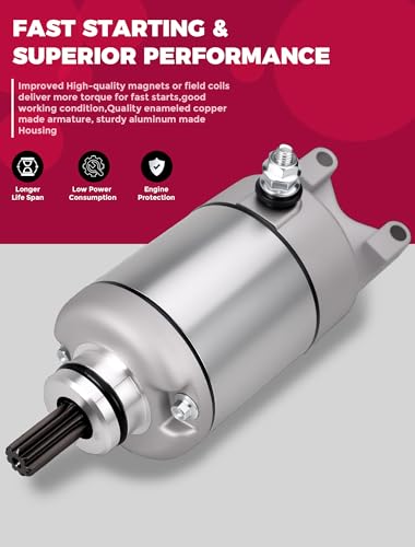 OLIFANT Starter Motor for Kawasaki Prairie 360 2003-2008 4X4 KVF360 21163-1328 Olifant - Image 3
