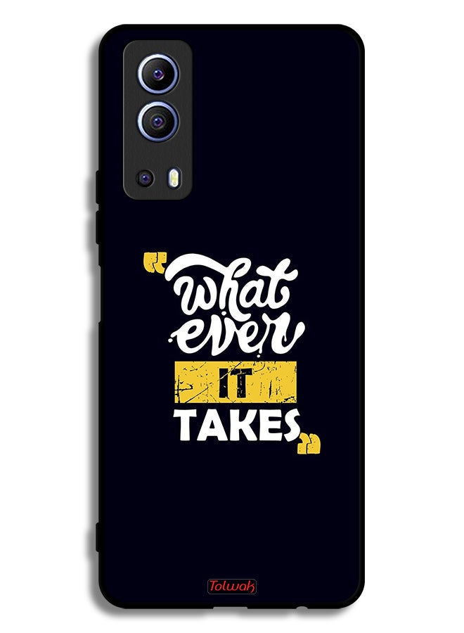 Tolwak Vivo Y72 5G Protective Case Cover Whatever It Takes - Image 2