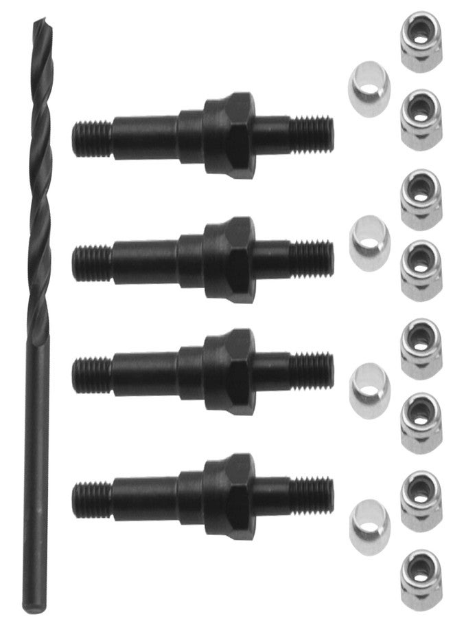 Vgoohobby Metal Shock Standoff Shocks Mount ARA330703 Compatible with Arrma Typhon Kraton Outcast Mojave Notorious Infraction Felony Talion Limitless RC Car Upgrades Part (Black) - Image 1