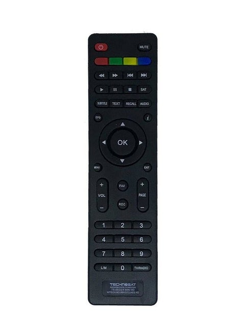 Technosat Receiver Remote Control Black