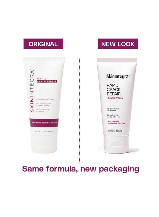 SkinIntegra Rapid Crack Repair Cream Multi Purpose Cream For Severely Dry Cracked Areas Urea & Mineral Complex 3 Oz - Image 2