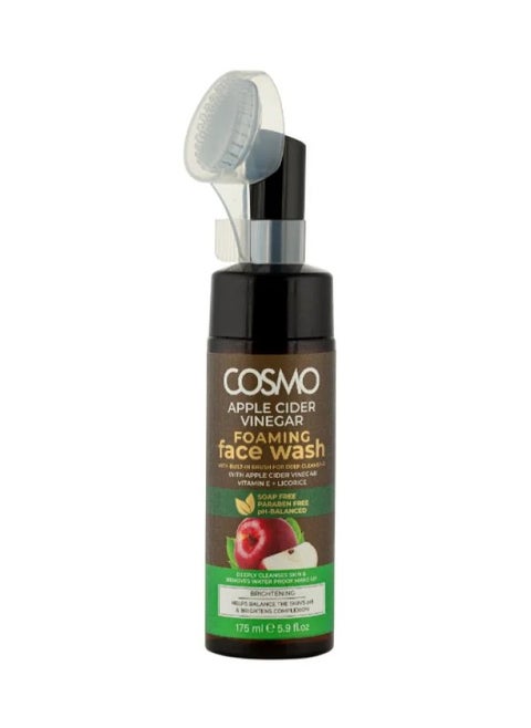 Apple Cider Vinegar Foaming Face Wash With Brush 175Ml