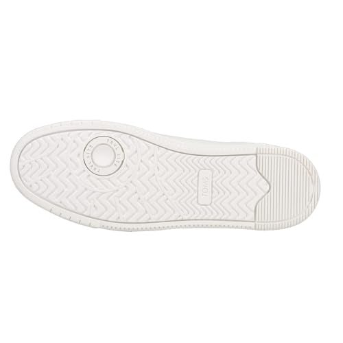 TOMS Men's Sneaker, Bright White Leather, 11 - Image 5